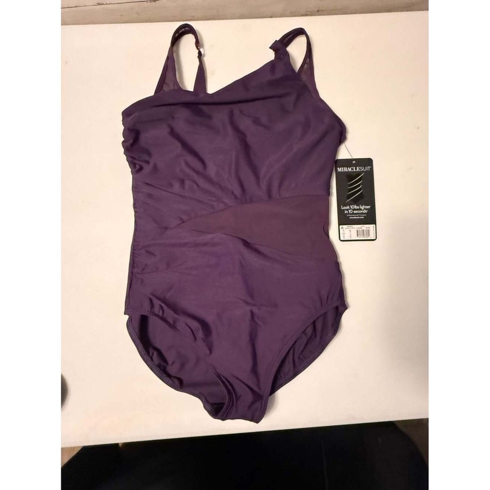 Miraclesuit Network Azura One-Piece Swimsuit in Sangria Purple